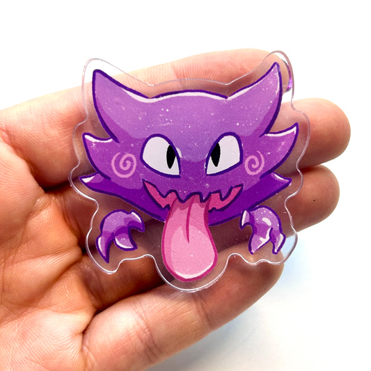 Spooky Purple Ghost Acrylic Magnet