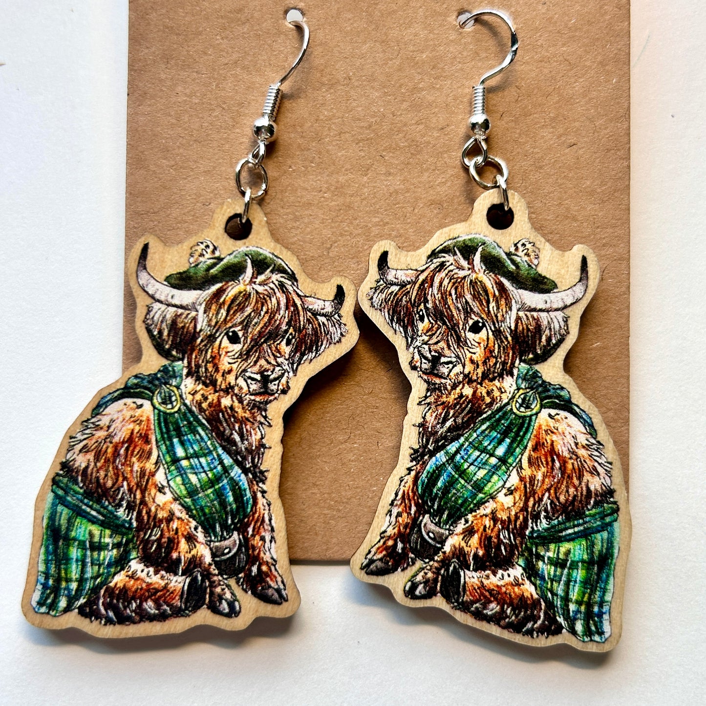 Highland Cow Earrings