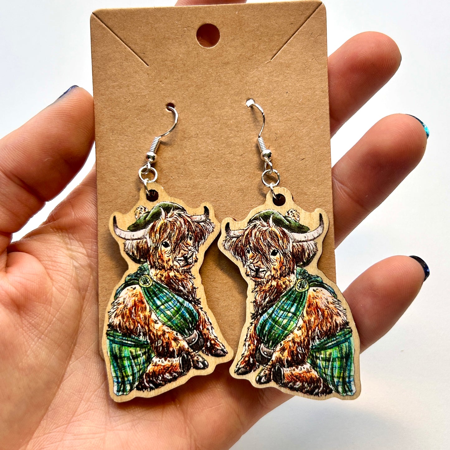 Highland Cow Earrings