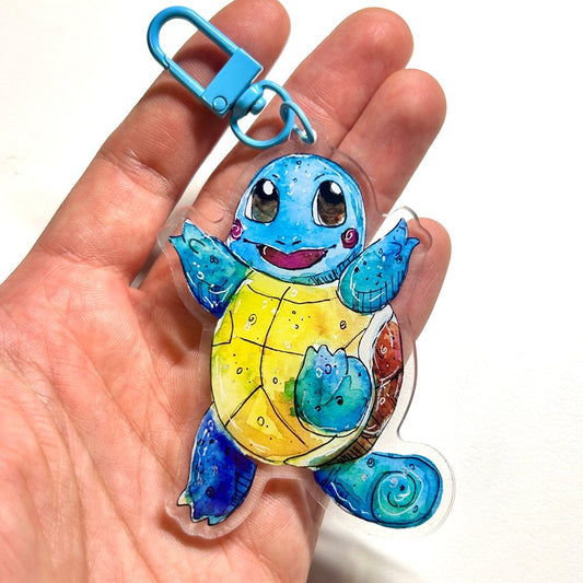 Blue Turtle Keychain