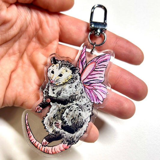Possum Fairy Keychain