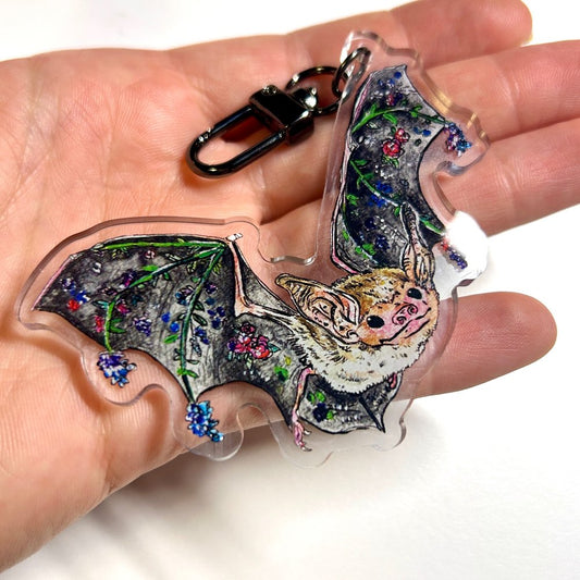 Fruit Bat Keychain