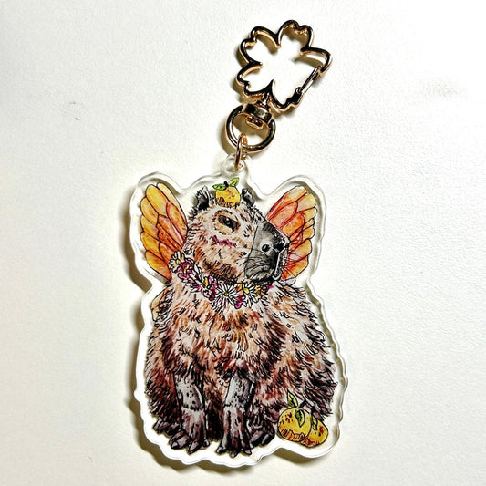 Capybara Fairy Keychain