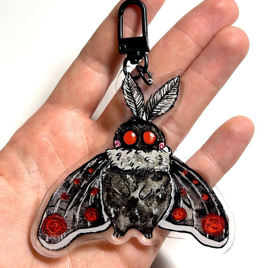 Mothman Keychain