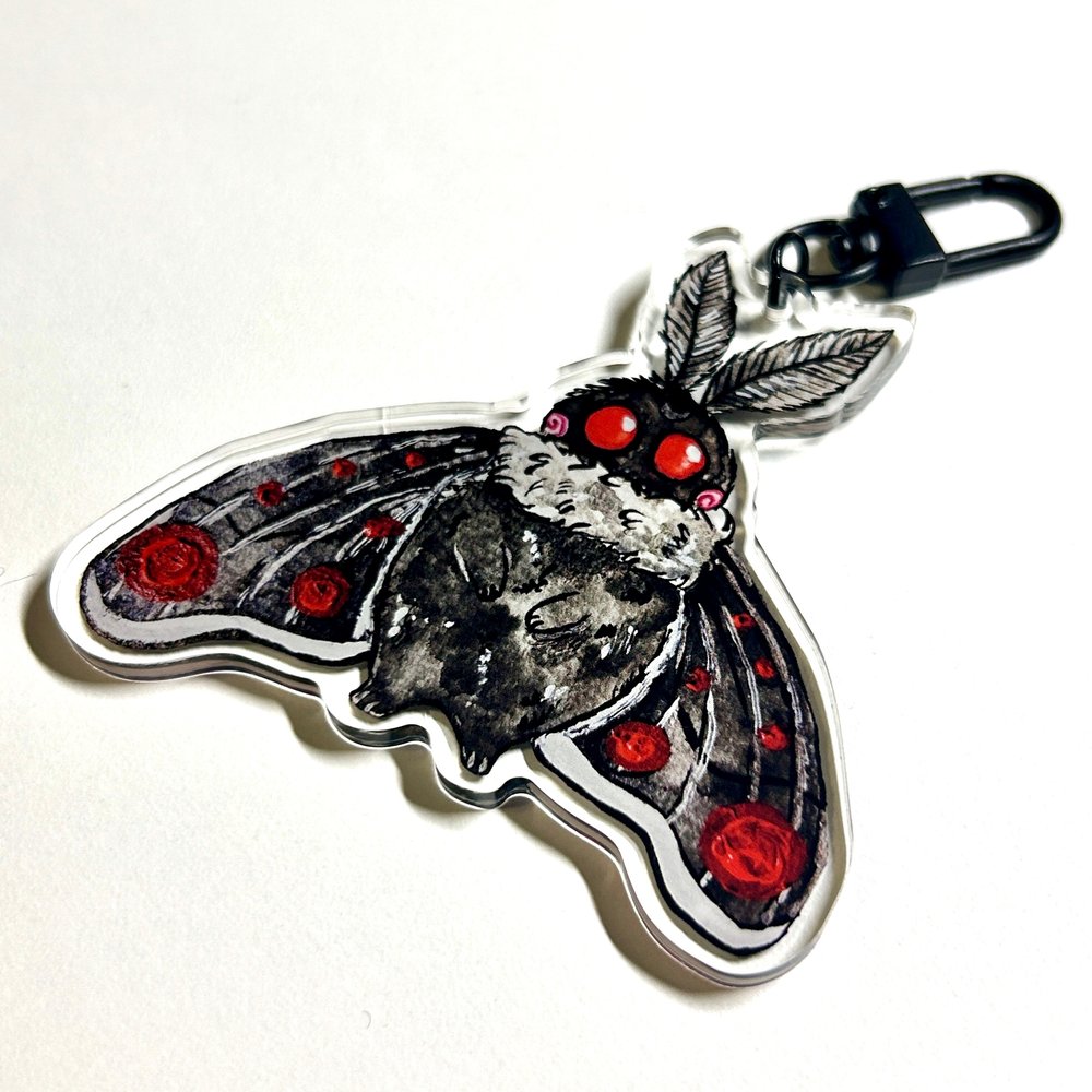 Mothman Keychain