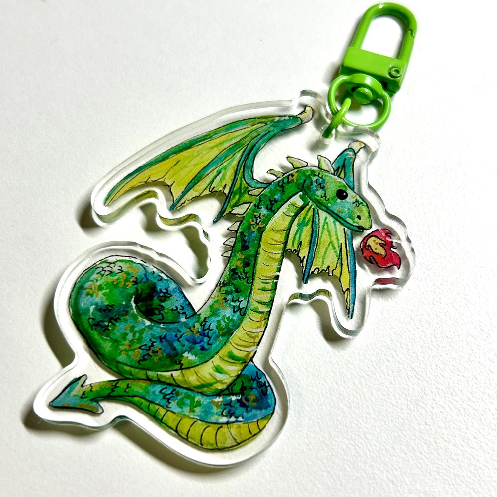 Snake Dragon Keychain