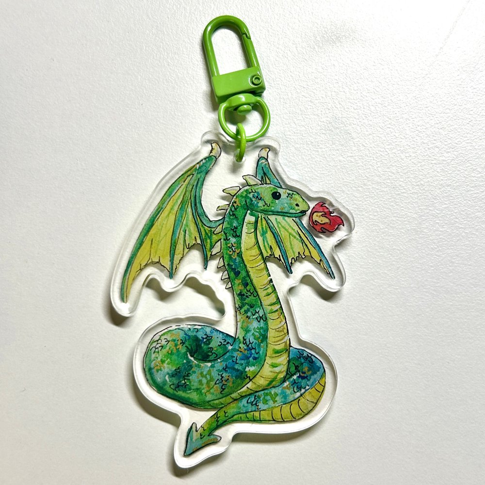 Snake Dragon Keychain