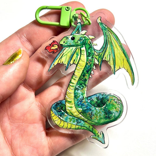Snake Dragon Keychain