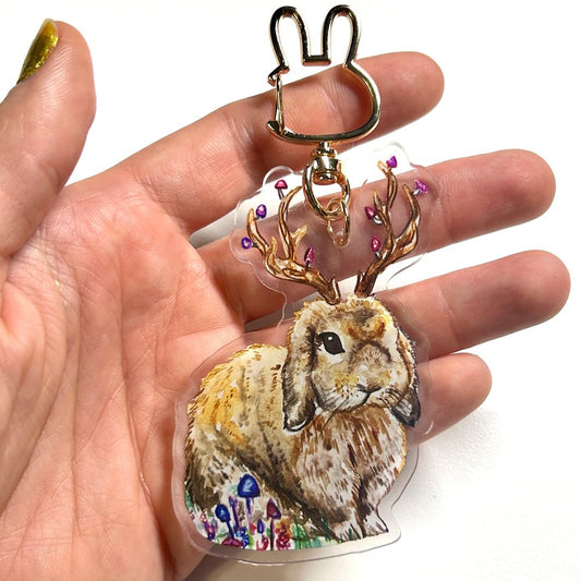 Jackalope Keychain