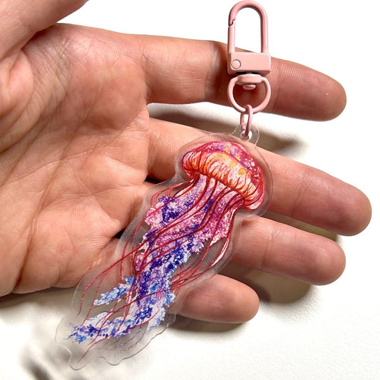 Jellyfish Keychain
