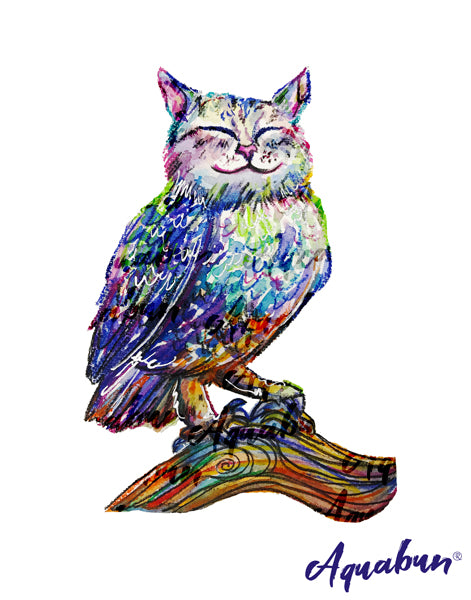 Meowl Print