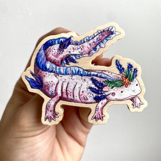 Axolotl Pin Magnet