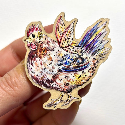 Chicken Fairy Magnet