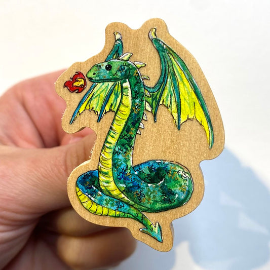 Snake Dragon Pin