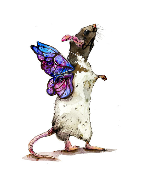 Fairy Rat Print
