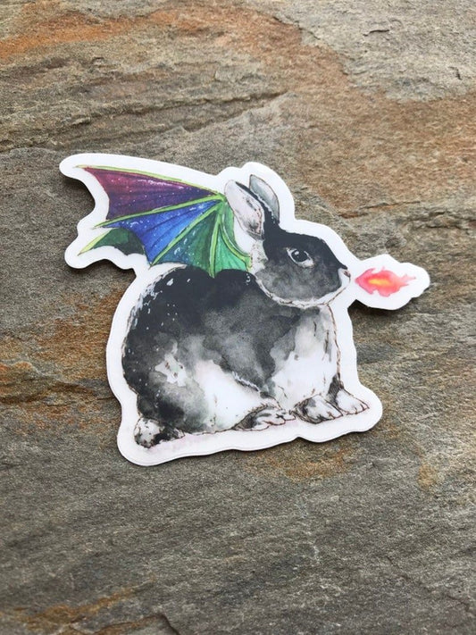 Dragon Bunny Sticker