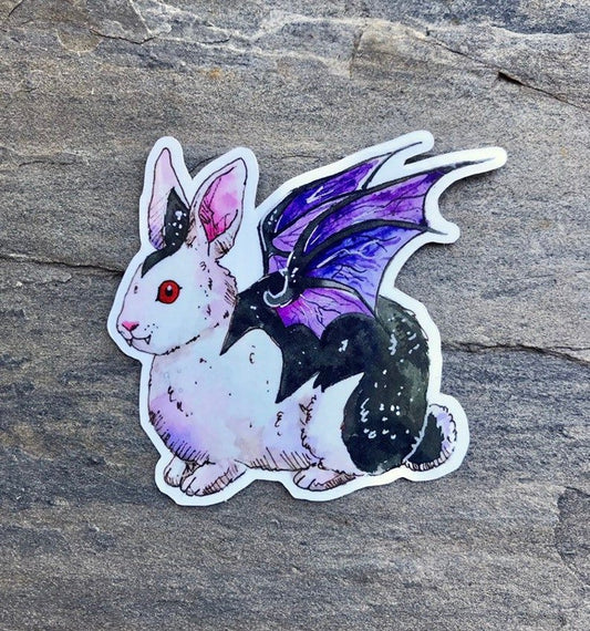 Vampire Bunny Sticker