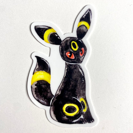 Black Dark Kitty Sticker