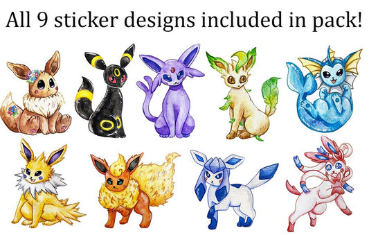 Kitty Evolutions Sticker Pack