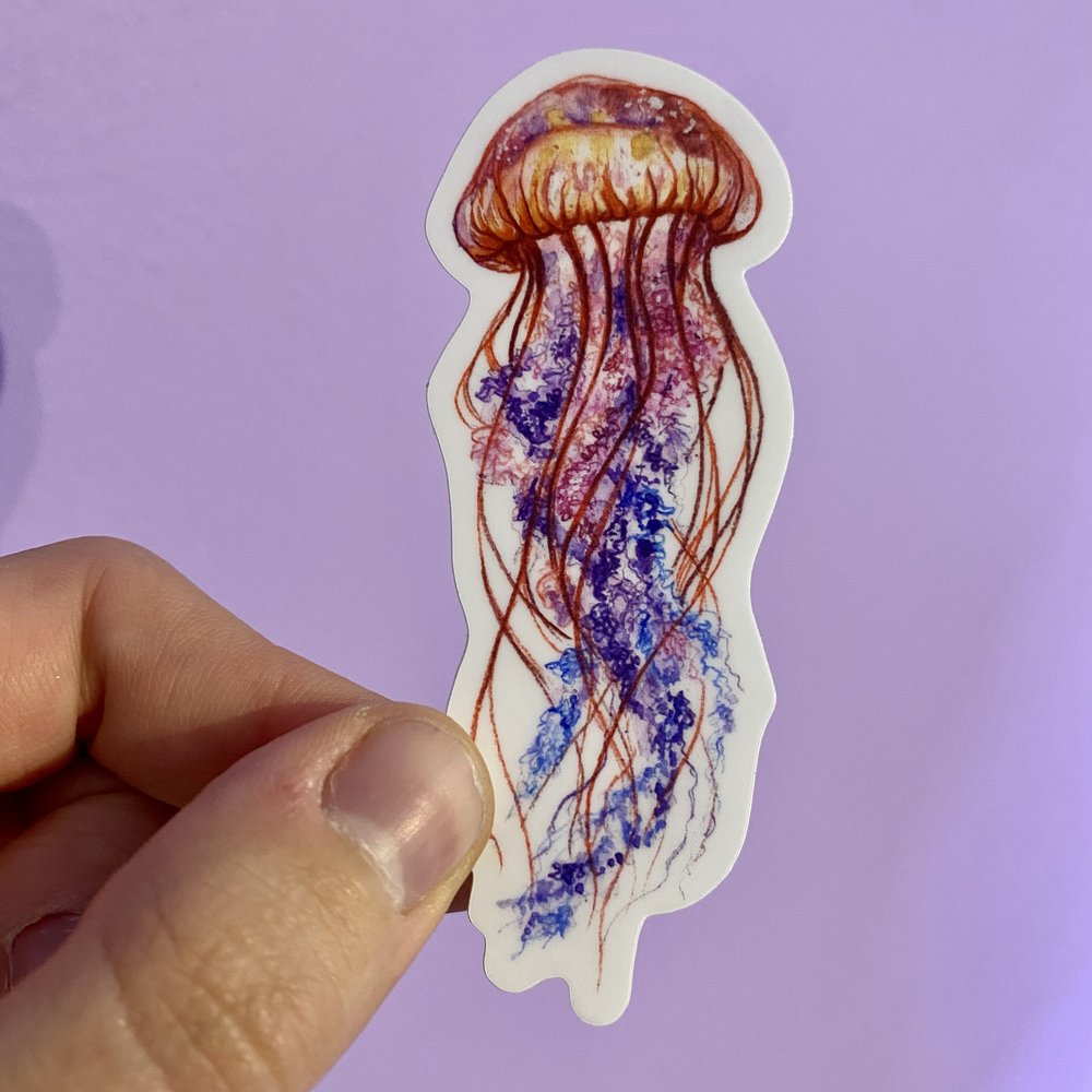 Jellyfish Sticker