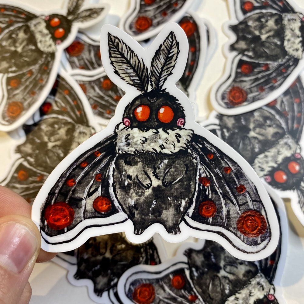 Mothman Sticker – Aquabun