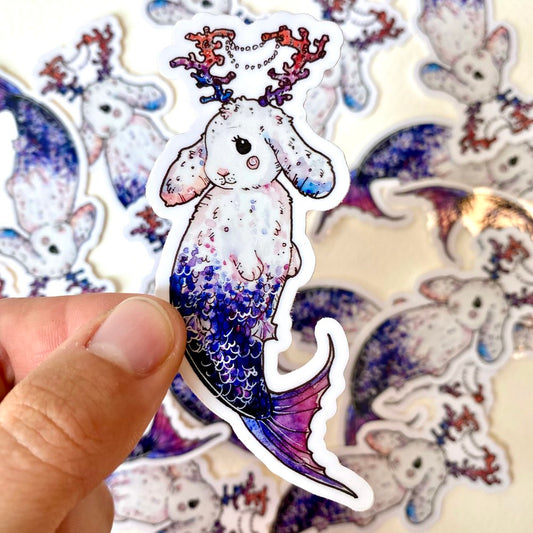 Jackalope Merbunny Sticker
