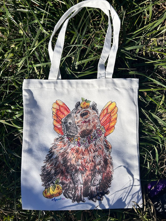 Capybara Fairy Tote Bag