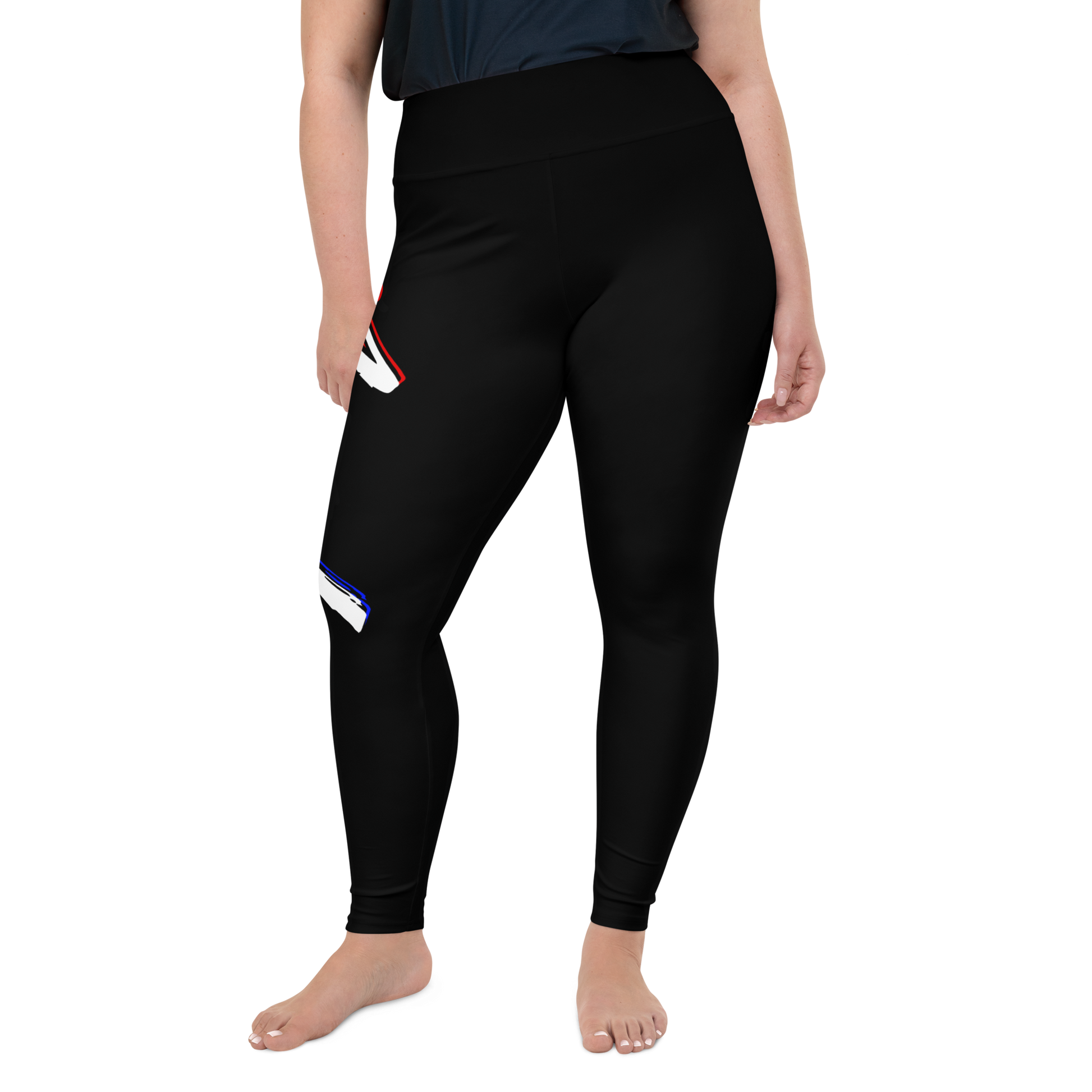 Aquabun Pride Plus Size Leggings - Main Image