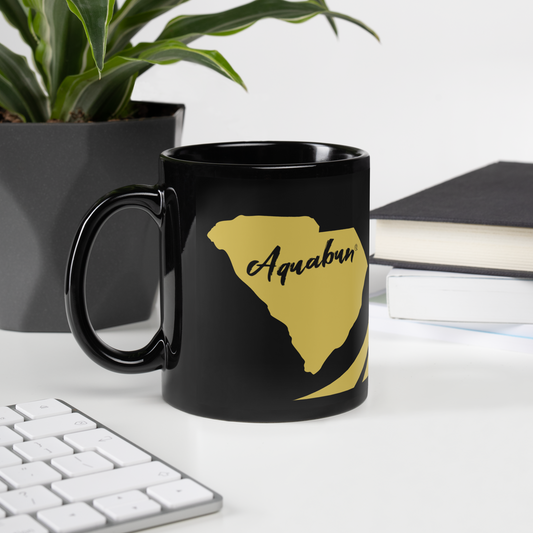 Aquabun Carolina Gold Glossy Mug