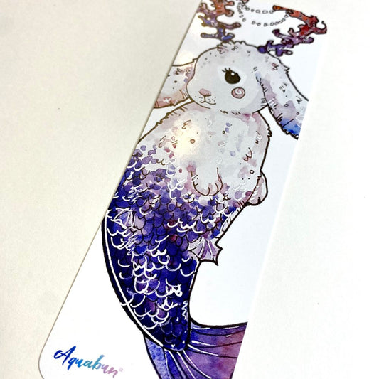 Jackalope Mermaid Bunny Bookmark
