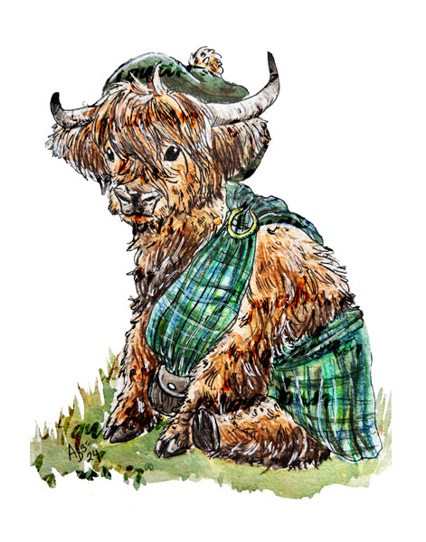 Highland Cow Print